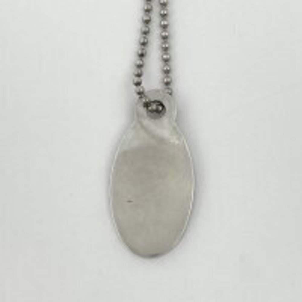 Tiffany Co to Necklace Long Ball Chain Oval Sterling Silver